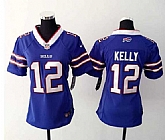 Womens Nike Buffalo Bills #12 Kelly Blue Game Jerseys,baseball caps,new era cap wholesale,wholesale hats