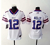 Womens Nike Buffalo Bills #12 Kelly White Game Jerseys,baseball caps,new era cap wholesale,wholesale hats