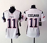 Womens Nike New England Patriots #11 Julian Edelman 2015 White Game Jerseys,baseball caps,new era cap wholesale,wholesale hats
