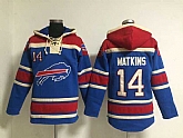 Buffalo Bills #14 Sammy Watkins Blue Stitched Hoodie,baseball caps,new era cap wholesale,wholesale hats