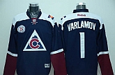Colorado Avalanche #1 Semyon Varlamov 2015 Dark Blue Jerseys,baseball caps,new era cap wholesale,wholesale hats