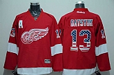 Detroit Red Wings #13 Pavel Datsyuk USA Flag Fashion Red Jerseys,baseball caps,new era cap wholesale,wholesale hats