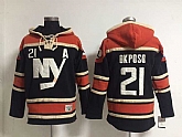 New York Islanders #21 Kyle Okposo Black Stitched Hoodie,baseball caps,new era cap wholesale,wholesale hats