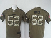 Nike Limited Oakland Raiders #52 Khalil Mack Green Salute To Service Jerseys,baseball caps,new era cap wholesale,wholesale hats