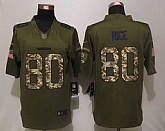 Nike Limited San Francisco 49ers #80 Rice Green Salute To Service Jerseys,baseball caps,new era cap wholesale,wholesale hats