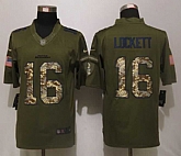 Nike Limited Seattle Seahawks #16 Lockett Green Salute To Service Jerseys,baseball caps,new era cap wholesale,wholesale hats