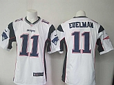 Nike New England Patriots #11 Julian Edelman 2015 White Game Jerseys,baseball caps,new era cap wholesale,wholesale hats