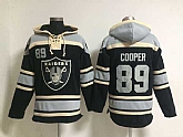 Oakland Raiders #89 Cooper Black Stitched Hoodie,baseball caps,new era cap wholesale,wholesale hats