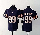 Womens Nike Chicago Bears #99 Hampton Navy Blue Game Jerseys,baseball caps,new era cap wholesale,wholesale hats