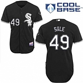 Chicago White Sox #49 Chris Sale Black Alternate Home Cool Base MLB Jerseys,baseball caps,new era cap wholesale,wholesale hats