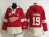 Detroit Red Wings #19 Steve Yzerman 2016 Red Stitched Hoodie,baseball caps,new era cap wholesale,wholesale hats