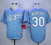Kansas City Royals #30 Yordano Ventura Light Blue Cool Base Stitched MLB Jerseys,baseball caps,new era cap wholesale,wholesale hats