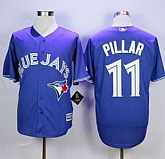Majestic Toronto Blue Jays #11 Kevin Pillar Blue New Cool Base Stitched MLB Jerseys,baseball caps,new era cap wholesale,wholesale hats