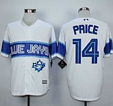Majestic Toronto Blue Jays #14 David Price White Exclusive New Cool Base Stitched MLB Jerseys,baseball caps,new era cap wholesale,wholesale hats