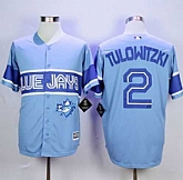 Majestic Toronto Blue Jays #2 Troy Tulowitzki Light Blue Exclusive New Cool Base Stitched MLB Jerseys,baseball caps,new era cap wholesale,wholesale hats