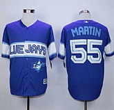 Majestic Toronto Blue Jays #55 Russell Martin Blue Exclusive New Cool Base Stitched MLB Jerseys,baseball caps,new era cap wholesale,wholesale hats