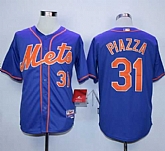 New York Mets #31 Mike Piazza Blue Alternate Home Stitched MLB Jerseys,baseball caps,new era cap wholesale,wholesale hats
