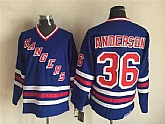 New York Rangers #36 Glenn Anderson Blue CCM Throwback Jerseys,baseball caps,new era cap wholesale,wholesale hats