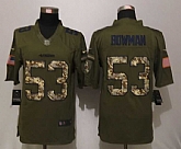 Nike Limited San Francisco 49ers #53 Bowman Salute To Service Green Jerseys,baseball caps,new era cap wholesale,wholesale hats