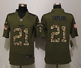 Nike Limited Washington Redskins #21 Taylor Salute To Service Green Jerseys,baseball caps,new era cap wholesale,wholesale hats
