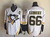 Pittsburgh Penguins #66 Mario Lemieux White CCM Throwback Jerseys,baseball caps,new era cap wholesale,wholesale hats