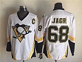 Pittsburgh Penguins #68 Jaromir Jagr White CCM Throwback Jerseys,baseball caps,new era cap wholesale,wholesale hats