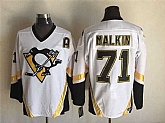 Pittsburgh Penguins #71 Evgeni Malkin White CCM Throwback Jerseys,baseball caps,new era cap wholesale,wholesale hats