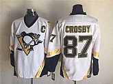 Pittsburgh Penguins #87 Sidney Crosby White CCM Throwback Jerseys,baseball caps,new era cap wholesale,wholesale hats