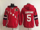 Womens Calgary Flames #5 Mark Giordano Red Stitched Hoodie,baseball caps,new era cap wholesale,wholesale hats