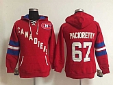Womens Montreal Canadiens #67 Max Pacioretty Red Stitched Hoodie,baseball caps,new era cap wholesale,wholesale hats