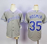Youth Kansas City Royals #35 Eric Hosmer Gray Cool Base Stitched MLB Jerseys,baseball caps,new era cap wholesale,wholesale hats