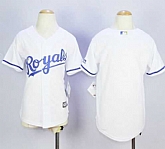 Youth Kansas City Royals Blank White Cool Base Stitched MLB Jerseys,baseball caps,new era cap wholesale,wholesale hats