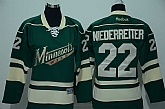Youth Minnesota Wilds #22 Nino Niederreiter Green Jerseys,baseball caps,new era cap wholesale,wholesale hats