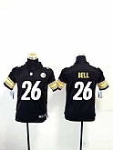 Youth Nike Pittsburgh Steelers #26 Bell Black Team Color Game Jerseys,baseball caps,new era cap wholesale,wholesale hats