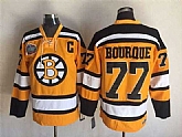 Boston Bruins #77 Ray Bourque Yellow Winter Classic CCM Throwback Stitched Jerseys,baseball caps,new era cap wholesale,wholesale hats