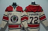 Chicago Blackhawks #72 Panarin Cream Stitched Hoodie,baseball caps,new era cap wholesale,wholesale hats