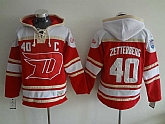 Detroit Red Wings #40 Henrik Zetterberg Red 2016 Stadium Series NHL Hoodie,baseball caps,new era cap wholesale,wholesale hats