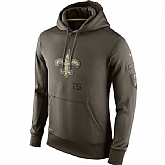 Men New Orleans Saints Blank Salute to Service Green Nike NFL Hoody,baseball caps,new era cap wholesale,wholesale hats