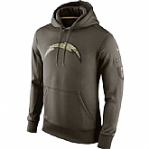 Men San Diego Chargers Blank Salute to Service Green Nike NFL Hoody,baseball caps,new era cap wholesale,wholesale hats