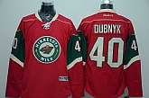 Minnesota Wilds #40 Dubnyk Red Stitched Jerseys,baseball caps,new era cap wholesale,wholesale hats