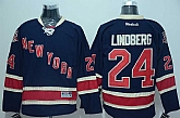 New York Rangers #24 Oscar Lindberg Navy Blue Stitched Jerseys,baseball caps,new era cap wholesale,wholesale hats