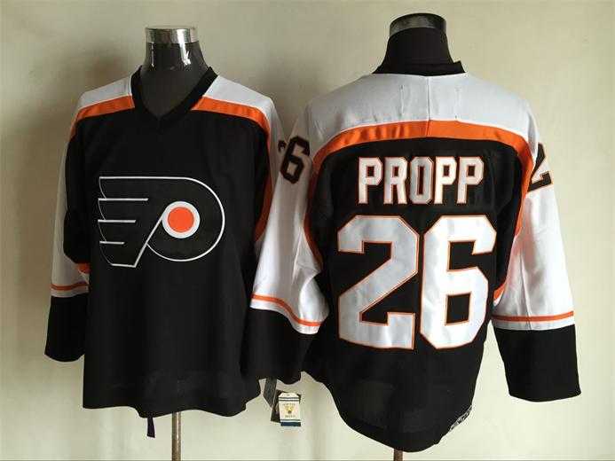 Philadelphia Flyers #26 Brian Propp Black CCM Throwback Stitched Jerseys