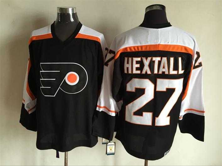 Philadelphia Flyers #27 Ron Hextall Black CCM Throwback Stitched Jerseys