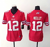 Womens Nike Buffalo Bills #12 Jim Kelly Red Game Jerseys,baseball caps,new era cap wholesale,wholesale hats