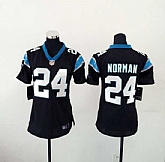 Womens Nike Carolina Panthers #24 Norman Black Game Jerseys,baseball caps,new era cap wholesale,wholesale hats