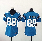 Womens Nike Carolina Panthers #88 Olsen Light Blue Game Jerseys,baseball caps,new era cap wholesale,wholesale hats