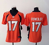 Womens Nike Denver Broncos #17 Brock Osweiler Orange Game Jerseys,baseball caps,new era cap wholesale,wholesale hats