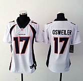 Womens Nike Denver Broncos #17 Brock Osweiler White Game Jerseys,baseball caps,new era cap wholesale,wholesale hats