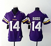 Womens Nike Minnesota Vikings #14 Stefon Diggs Purple Game Jerseys,baseball caps,new era cap wholesale,wholesale hats