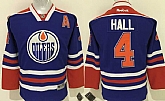 Youth Edmonton Oilers #4 Taylor Hall Blue Stitched Jerseys,baseball caps,new era cap wholesale,wholesale hats